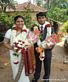 Garlands after the wedding ceremony.