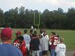 Rod Gardner was mobbed by kids as he was trying to sign autographs.