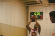 George Jolly at the line